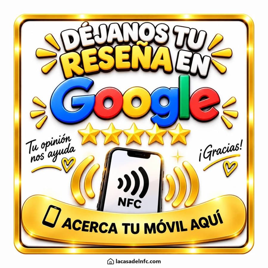 Déjanos tu reseña · con marco