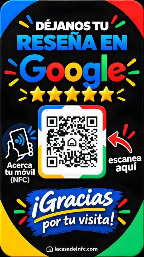 Reseña en Google · sobremesa