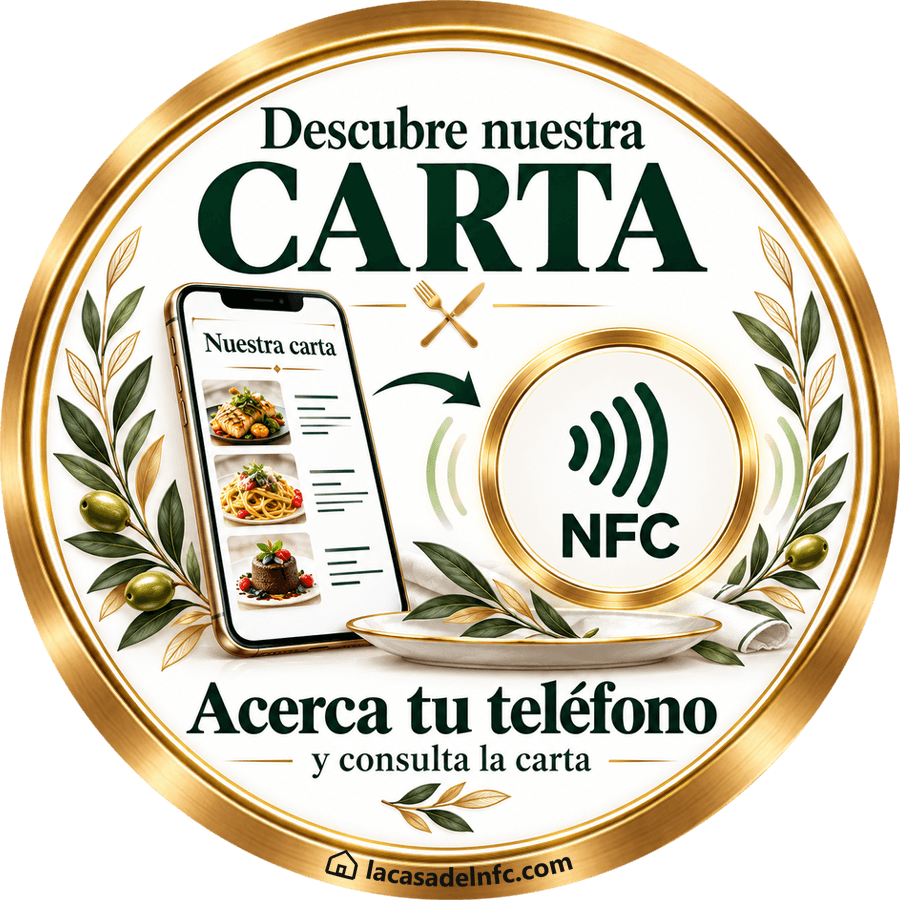 Carta · blanco y oro